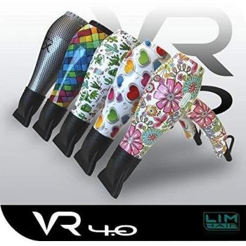 ecador de cabello LIM HAIR VR 4.0 PROFESIONAL con diseño estampado fantasía 2000 W TOURMALINE IONICO, 3 metros cable, 2 boquillas