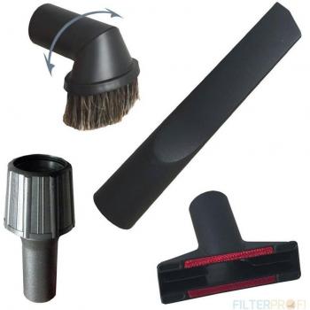 TOP - Juego de boquillas (Universal) / Kit de accesorios Para aspiradora AEG-Electrolux 101.393, Smart 350, Dolphin Z2220, Vampyrette 1002S, AUS 3930, ErgoSpace ZE 330B, Z2020 90738030100, ZAM 6100