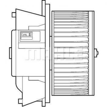 Ventilador de Aire Acondicionado MAHLE ORIGINAL AB 107 000P con Función de Calefacción y Ventilación