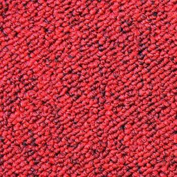 Losetas de Moqueta 50x50cm Pack de 20 - Cobertura 5m² - Rojo Escarlata - Resistentes y de Fácil Instalación para Hogar y Oficina