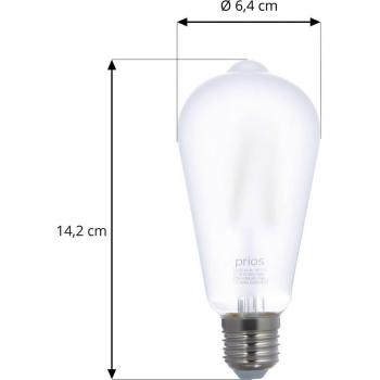 Bombilla LED inteligente opaca E27 ST64 7W Tuya WLAN CCT