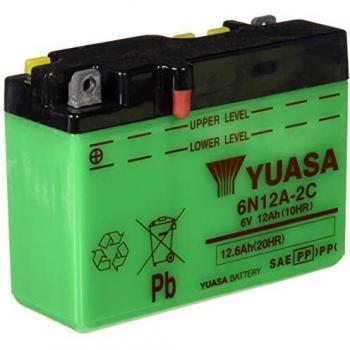 Batería Yuasa 6N12A-2C/B54-6 Convencional sin paquete de ácido