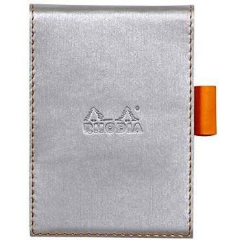 Funda porta-bloc + bloc - Rhodiarama - Cuadricula (5x5mm)