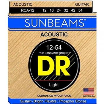 DR String RCA-12 Sunbeam Juego Cuerdas Acústica