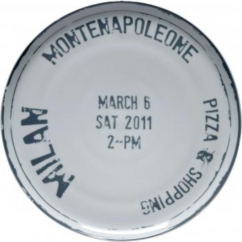 Bitossi Home MCA3 Plato para pizza de porcelana, Milan