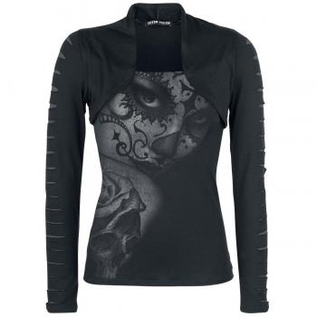 Alchemy England Widow's Weed Manga Larga Mujer Negro XL