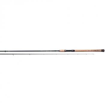 Caña de pescar Mikado River Flow Finesse Spinning 2.10m 5-21g Acción rápida, construcción en carbono, anillas de calidad, diseño ligero y ergonómico