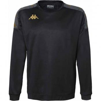 Kappa - Camiseta de fútbol de entrenamiento para niños Gaverno Kappa, color negro, talla 6 años