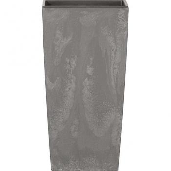 Maceta URBI SQUARE BETON EFFECT 7,2L con Depósito y Dimensiones 170x170x325 en Color Hormigón para Decoración Interior y Exterior - Modelo Prosperplast