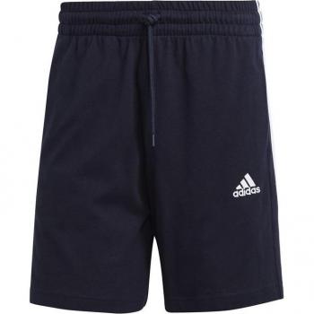 Shorts adidas 3 Stripes Single Jersey 7 Hombres - Azul Oscuro