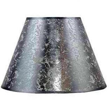 Pantalla Lourdes Conica Plata Pinza 15dx8dx12h