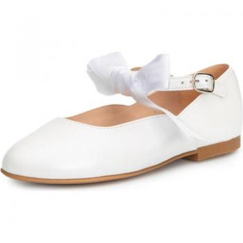 Zapatos de Niña Titanitos Comunión F140 Remedios Color Blanco