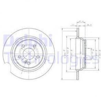 Disco de freno DELPHI BG3725, tipo: disco de freno, características: diseño optimizado para un rendimiento de frenado superior, fabricado con materiales de alta calidad para mayor durabilidad y resistencia al desgaste, acabado tratado