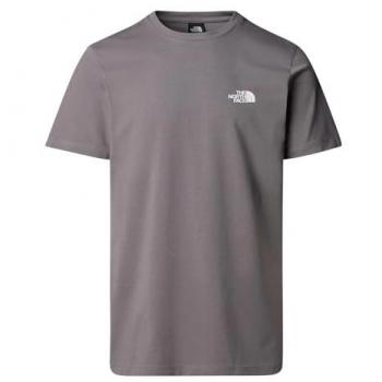 Camiseta de hombre The North Face Simple Dome, manga corta, color gris claro (Smoked Pearl), talla S