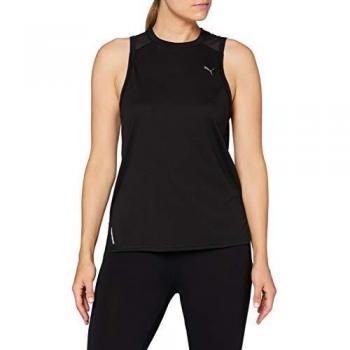 PUMA Train Mesh Panel Tank Camiseta, Mujer, Black, XS