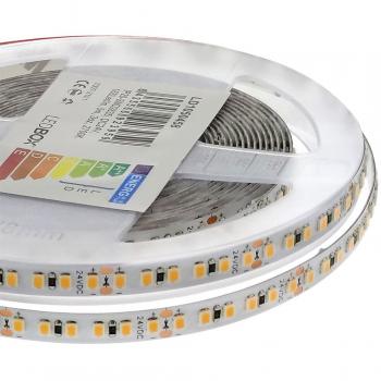 LEDBOX Tira LED Monocolor SMD2835, ChipLed, DC24V, 5m (168Led/m), 100W, CRI 90 - IP20, Blanco frío
