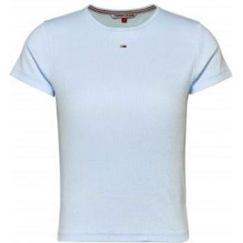 Camiseta Essential Acanalada Azul Tommy Jeans