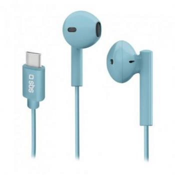 Auriculares SBS TEEARTYCMIX65A Azul con Conexión USB-C