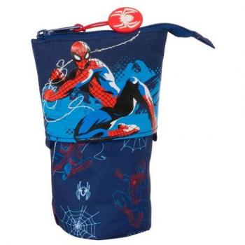 PORTATODO CUBILETE SPIDER-MAN NEON 8x19x6cm