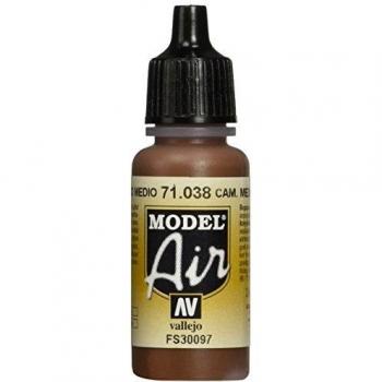 Vallejo MODEL AIR 17 ml Color CAM. MEDIUM BROWN