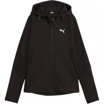 Chaqueta Puma Evostripe FZ Negro para Mujer con Cremallera Completa