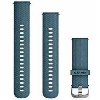 Garmin Pulsera Vivo/FR QF20 SILI.PLA/AZU GPS Acampada y Senderismo, Adultos Unisex, Multicolor
