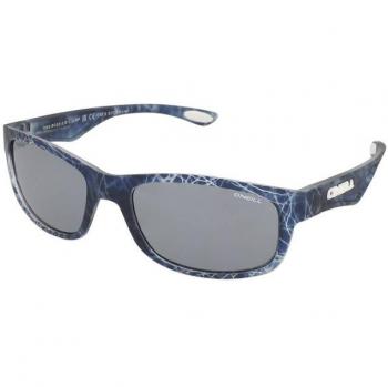 O'Neill ONS 9022 2.0 Polarized Square Sunglasses - White, Blue, Gray - Medium Size - Plastic Frame