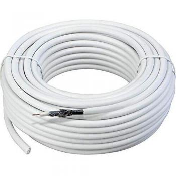 Cable Coaxial 110 dB 40 Metros Schwaiger Ultimate Blanco