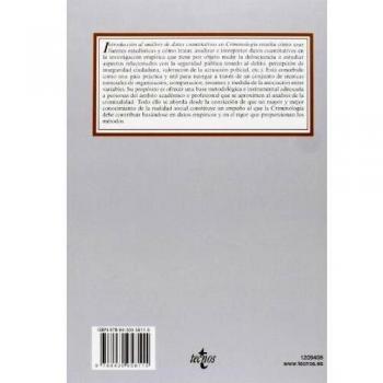 Introducción al análisis de datos cuantitativos en criminología