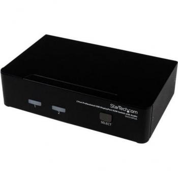 StarTech.com 2 Port Professional USB DisplayPort KVM Switch with Audio