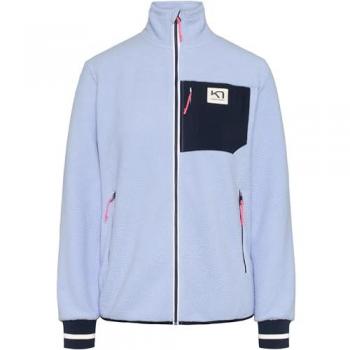 Kari Traa Women's Rothe Fleece Jacket - High Collar, Light Blue, Size M