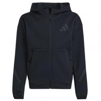 Adidas Z.N.E. Full-Zip Hooded Sweatshirt for Kids - Black