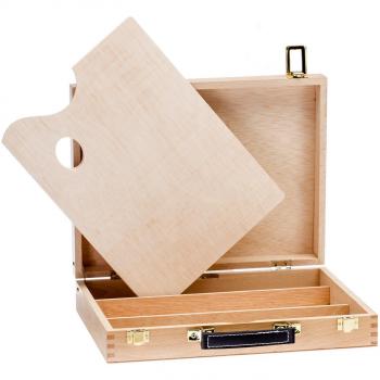 Lienzos Levante Caja de Pintura 4-L, Madera de Haya, Vacia, 1 Unidad