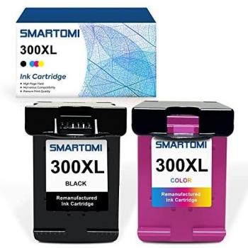 SMARTOMI Remanufacturado 300XL 300 Compatibles con HP 300 XL para Deskjet D2560 D2660 D2680 D5560 Deskjet F4240 F4280 F4435 F4480 AIO Envy 110 114 120 eAIO Photosmart C4640 C4650 C4680 C4740 C4780