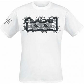 Tool Double Image Men T-Shirt White L, 100% Cotton, Regular