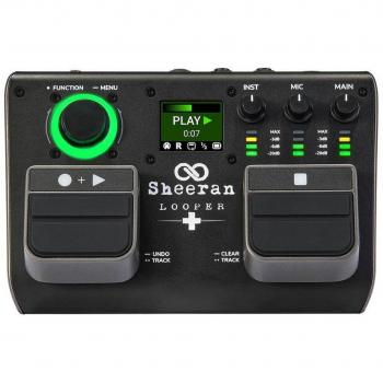 Sheeran Looper+ Dual-Track Looping Pedal with 128 Loops and Audio Interface