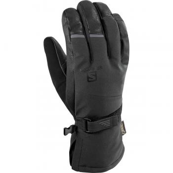 Salomon Guantes impermeables ligeros, propeller gtx, negro, hombre, talla: S