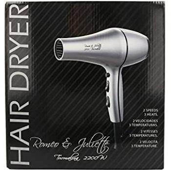 Albi Pro Albi Secador R&J Tourmalina Plateado 2200W (3700S), Único, Estándar