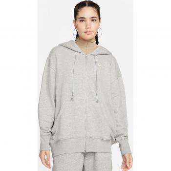 Nike Sportswear Phoenix Fleece Oversized Women's Full Zip Hoodie - Grey Marl - Size Extra Small