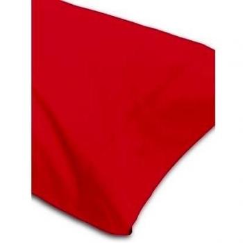 Abecé Casa Funda De Almohada Lisa Granate Cama 105