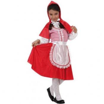 Disfraz de Caperucita Roja para Niña con Capa y Vestido - Ideal para Fiestas Temáticas y Carnavales