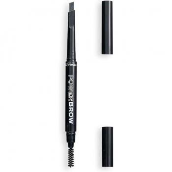 Lápiz de Cejas Power Brow - Revolution Relove - Tono Granite 0,3 g con cepillo