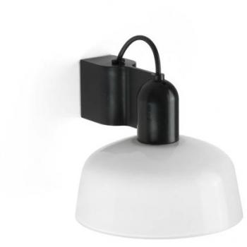 Aplique de Pared Blanco Tatawin - Faro Barcelona, 15.5 cm (H), Diseño Moderno y Elegante