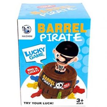 Juego Barril Pirata Dimasa Multicolor (DIM00019) - Juego de mesa familiar con muñecos