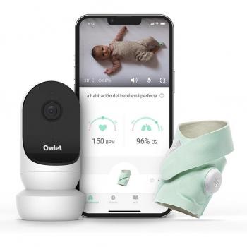 OWLET - Vigilabebés inteligente Owlet con calcetín inteligente Smart Sock 3.