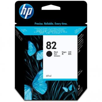 HP No.82 High-Yield Black Inkjet Cartridge for HP DesignJet 500/800 Series
