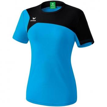 Erima GmbH Club 1900 2.0 Camiseta, Mujer, Curacao/Negro, 42