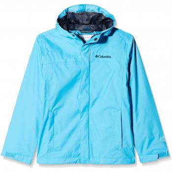 Columbia Watertight Jacket Chaqueta Impermeable, Aislamiento térmico sintético Hi-Loft, Niño, Riptide, XS