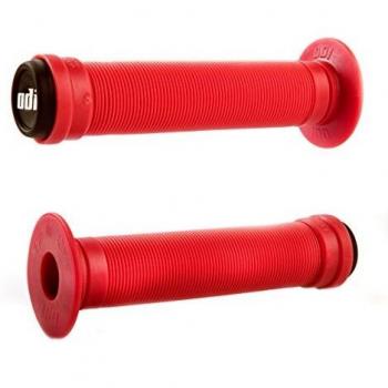 O.I.D. ODI - Manoplas para Bicicletas de Ciclismo, tamaño 143 mm, Color Rojo