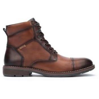 Botines de Hombre Pikolinos York de Piel con Plantilla Acolchada y Extraíble